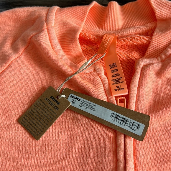 Neon Orange SKIMS Zip Up - Picture 5 of 7